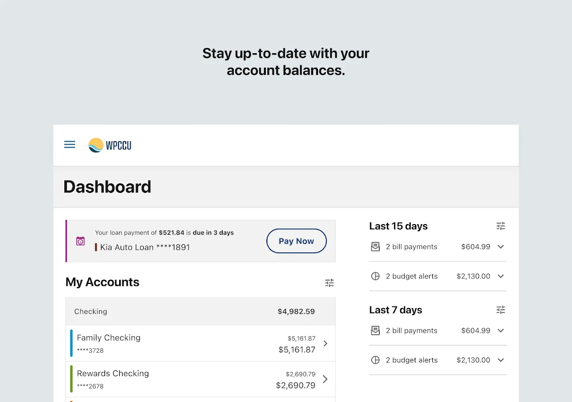 WPCCU Mobile Banking WPCCU Mobile Banking