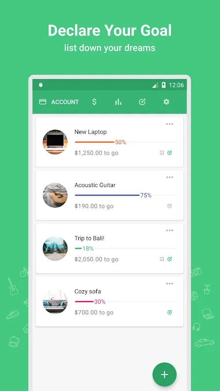 Thriv - Savings Goal Tracker Thriv - Savings Goal Tracker