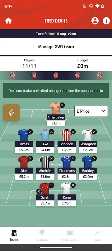 Dream Team Fantasy Football Dream Team Fantasy Football