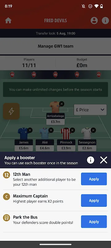 Dream Team Fantasy Football Dream Team Fantasy Football