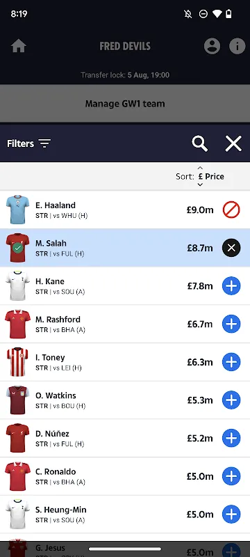 Dream Team Fantasy Football Dream Team Fantasy Football