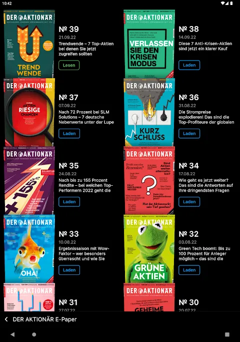 DER AKTIONÄR DER AKTIONÄR