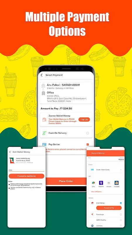 ZAAROZ All in One Delivery App ZAAROZ All in One Delivery App