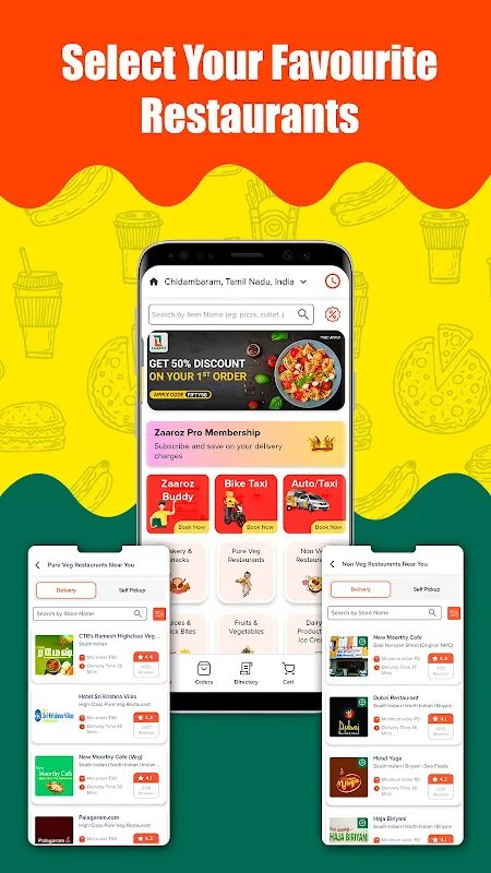 ZAAROZ All in One Delivery App ZAAROZ All in One Delivery App
