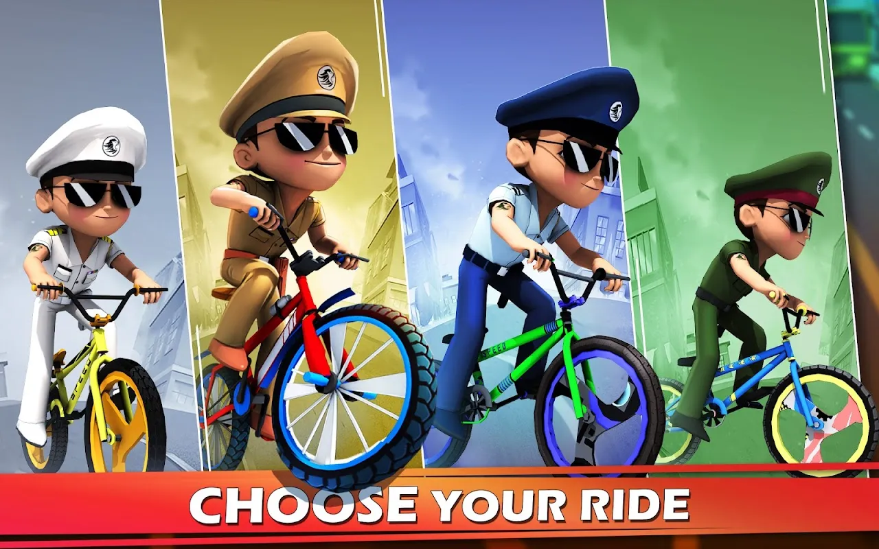 Thrilling Chase: Little Singham Races