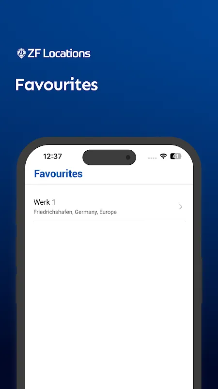 ZF Locations ZF Locations