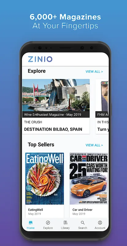 ZINIO Saved My Sanity at 14,000 Feet