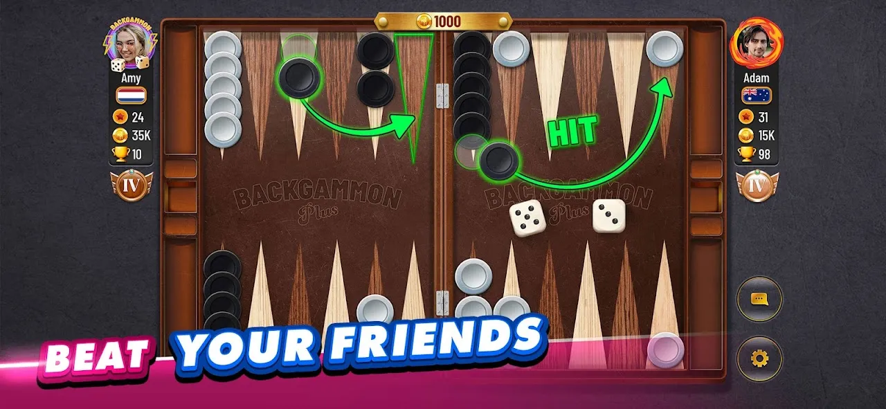 Backgammon Plus - Board Game Backgammon Plus - Board Game