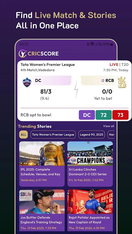 CricScore - Live Line Guru Pro CricScore - Live Line Guru Pro