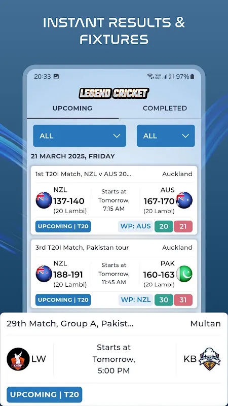 Cricket at My Fingertips