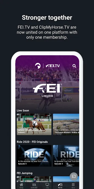ClipMyHorse.TV & FEI.TV ClipMyHorse.TV & FEI.TV
