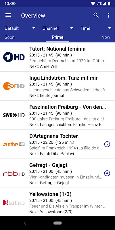 Dream EPG: My Remote Control Rebellion