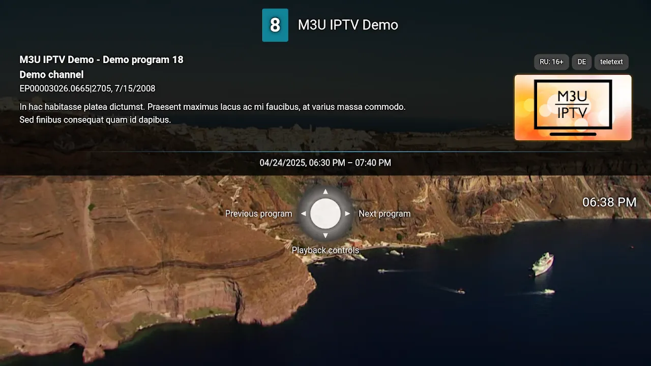 Streaming Home from Abroad with M3U