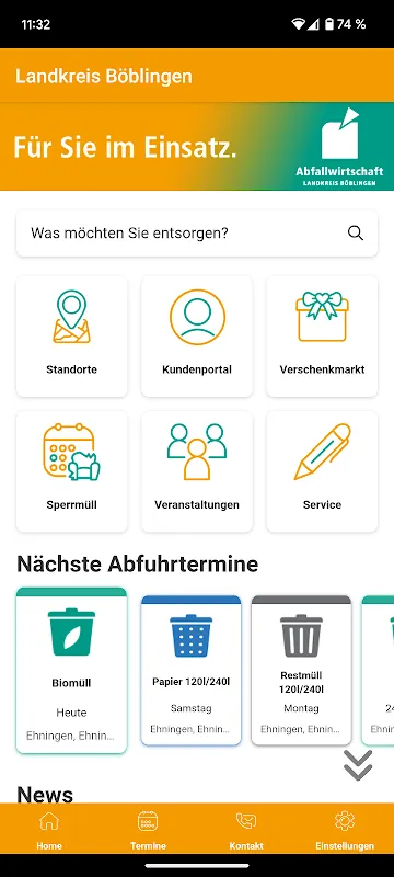 Abfall-App Landkreis Böblingen Abfall-App Landkreis Böblingen