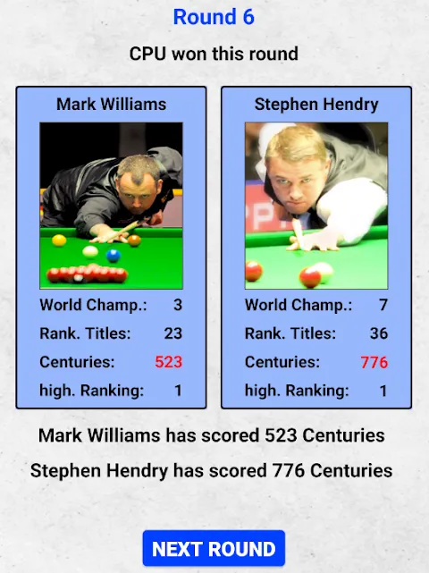 Snooker Card Game Snooker Card Game