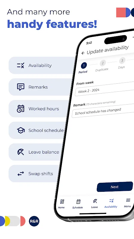 My Shift Work Savior: R&R Job App