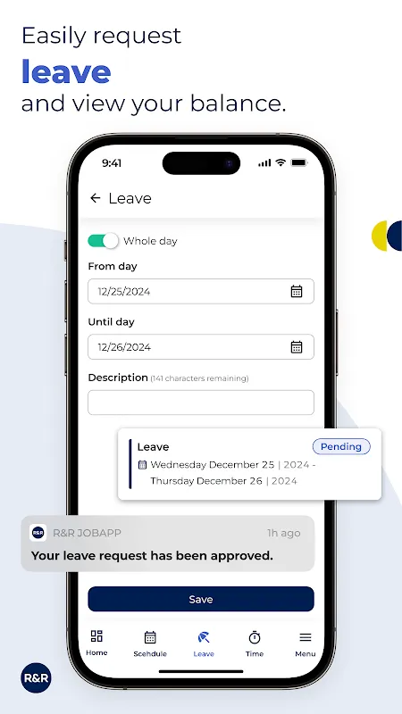 R&R job app R&R job app