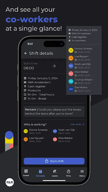 R&R job app R&R job app