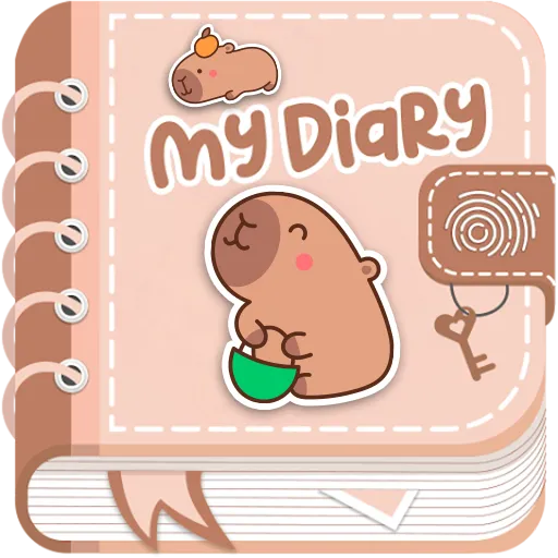 Diary with Fingerprint Lock