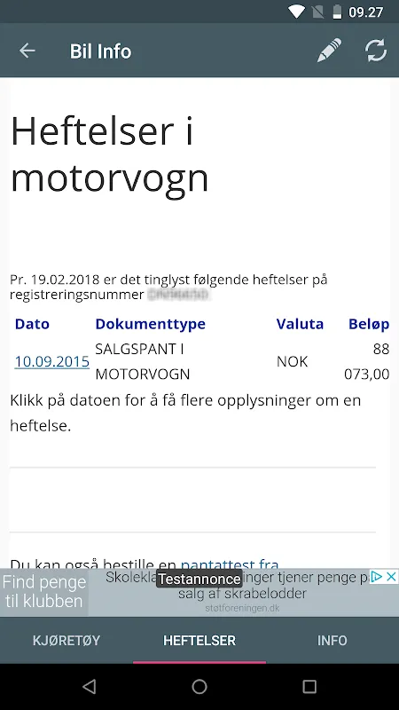Bil Info Registreringsnummer Bil Info Registreringsnummer