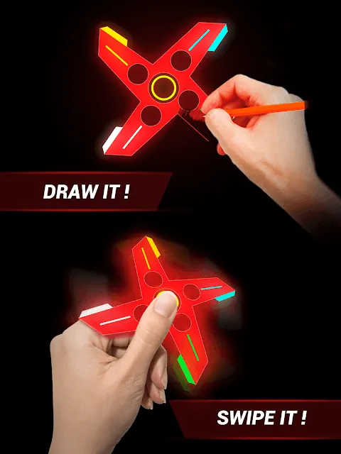 Draw Finger Spinner Draw Finger Spinner