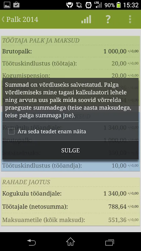 Palgakalkulaator Palgakalkulaator