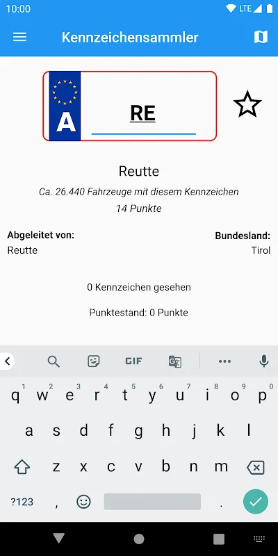 Kennzeichensammler Kennzeichensammler