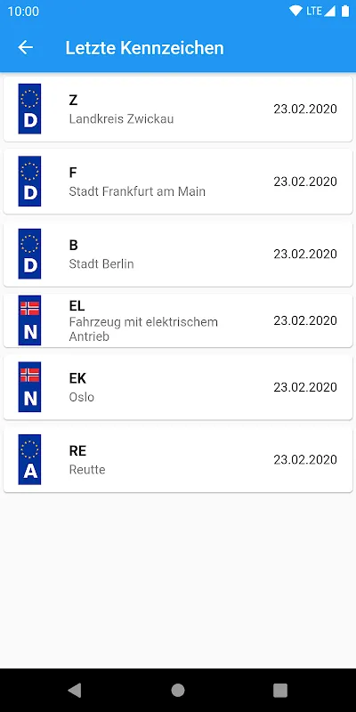 Kennzeichensammler Kennzeichensammler