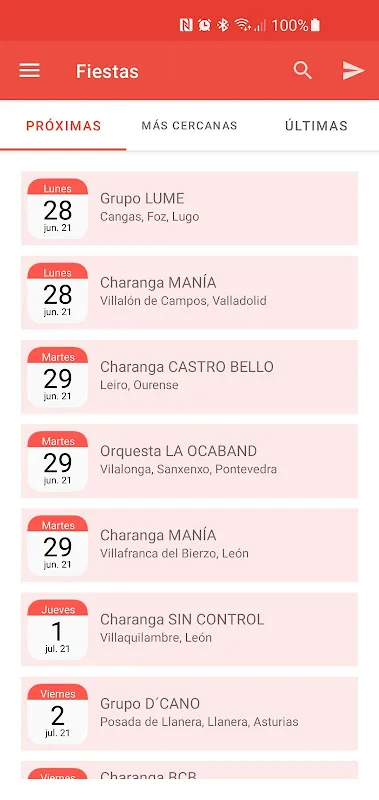 Orquestas de Galicia y Fiestas Orquestas de Galicia y Fiestas
