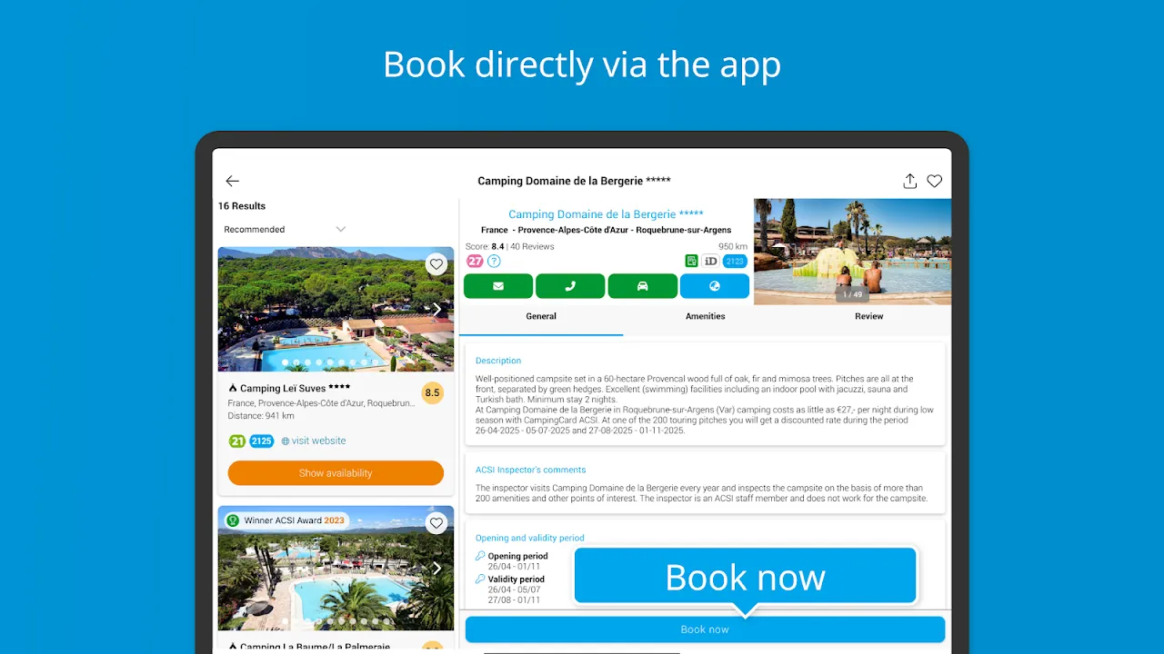 CampingCard ACSI CampingCard ACSI