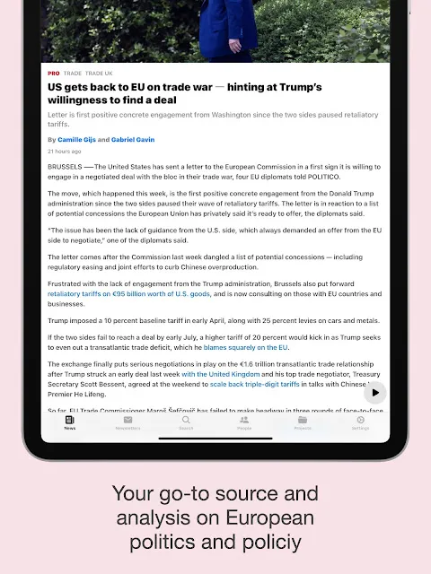 POLITICO Europe Edition POLITICO Europe Edition