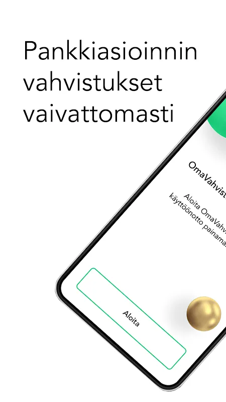 OmaVahvistus -sovellus OmaVahvistus -sovellus