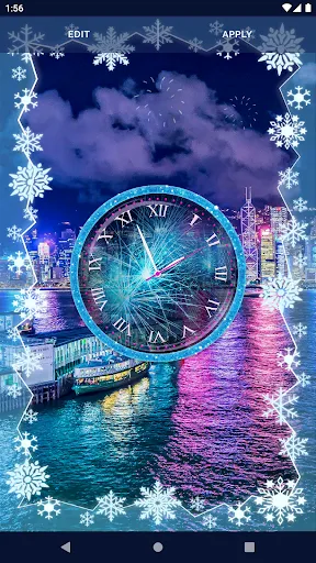 Fireworks Clock Live Wallpaper Fireworks Clock Live Wallpaper