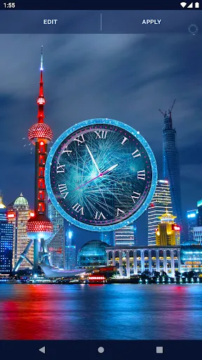 Fireworks Clock Live Wallpaper Fireworks Clock Live Wallpaper