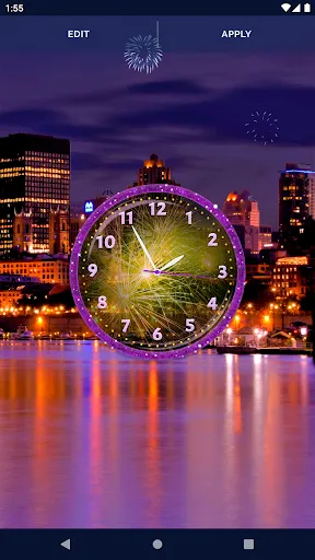 Fireworks Clock Live Wallpaper Fireworks Clock Live Wallpaper