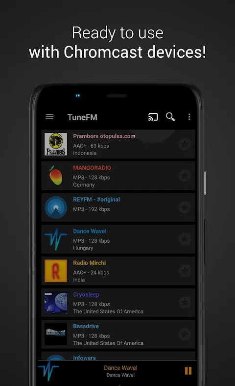 Internet Radio Player - TuneFm Internet Radio Player - TuneFm