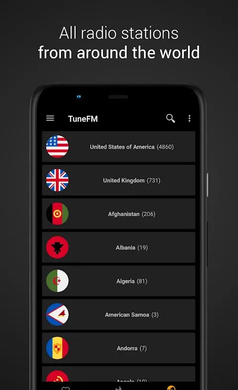 Internet Radio Player - TuneFm Internet Radio Player - TuneFm