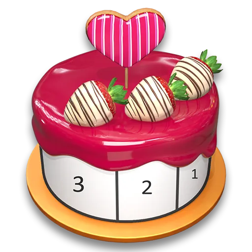 Cake Coloring 3D