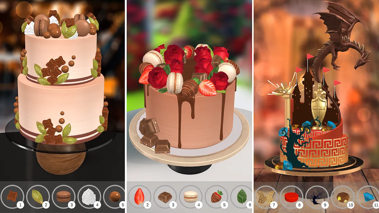 Cake Coloring 3D Cake Coloring 3D