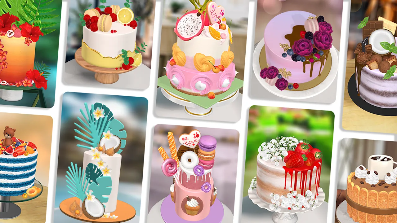 Cake Coloring 3D Cake Coloring 3D