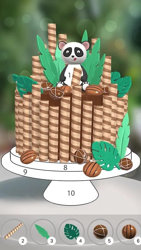 Cake Coloring 3D Cake Coloring 3D