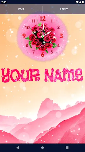 Analog 4K Girly Clock Themes Analog 4K Girly Clock Themes