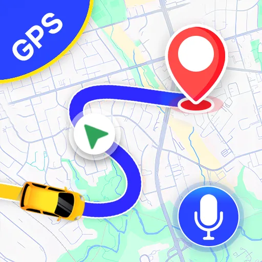 GPS Voice Navigation Earth Map