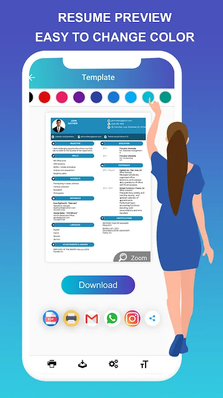 CV Maker app, Resume builder CV Maker app, Resume builder