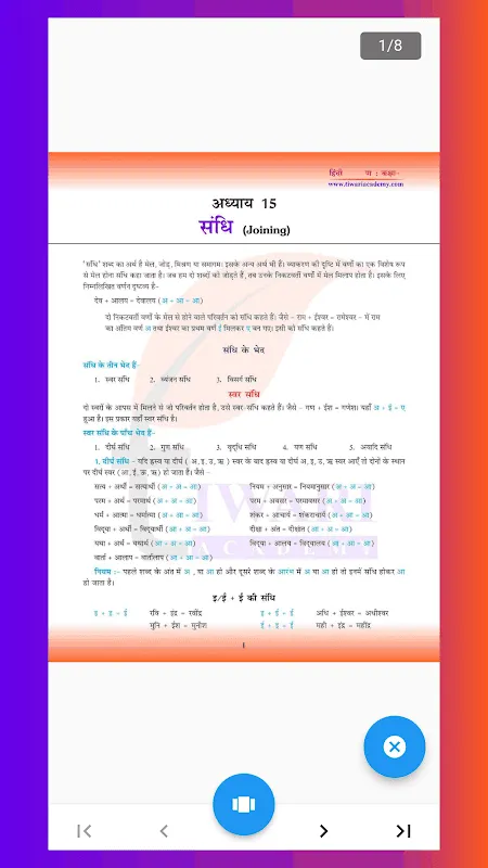 Class 8 Hindi Vyakaran Grammar Class 8 Hindi Vyakaran Grammar