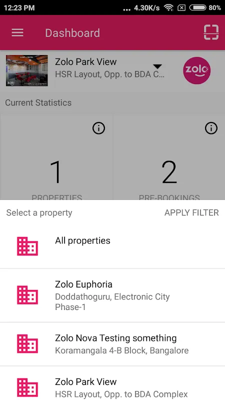 Zolo Property Management (Rest Zolo Property Management (Rest