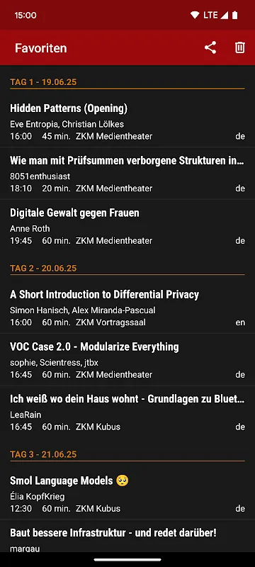 GPN 2025 Fahrplan GPN 2025 Fahrplan