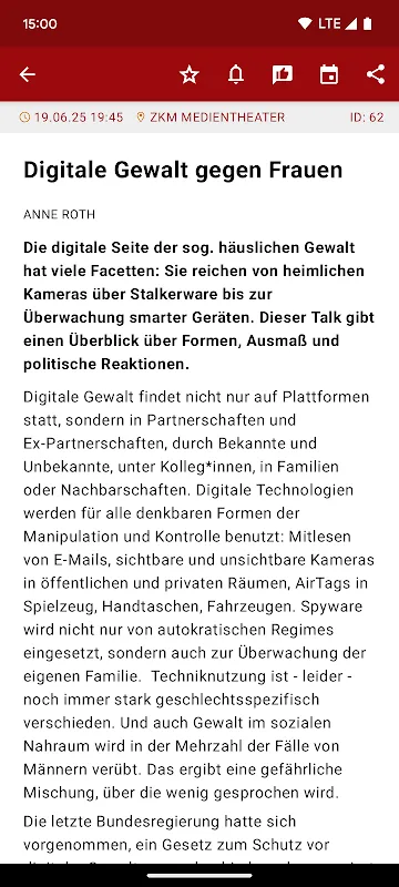 GPN 2025 Fahrplan GPN 2025 Fahrplan