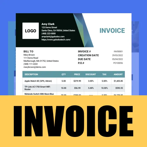 Invoice Maker &amp; Estimate Maker