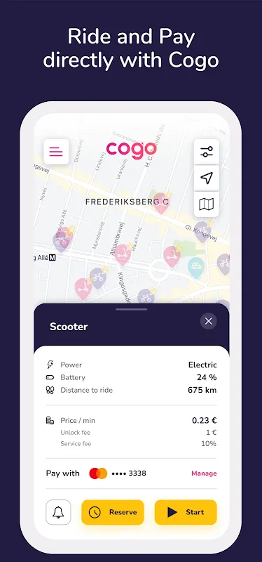 Cogo - Scooters, bikes & cars Cogo - Scooters, bikes & cars